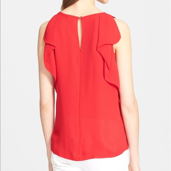 ♠️Kate Spade Ruffle Crepe Top - Picture 2 of 3